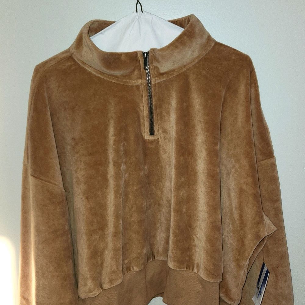 Abound size 2X tan sweatshirt - Picture 2 of 4